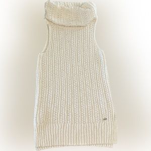 Hollister Tank Sweater Cream Small